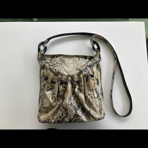 Falchi by Falchi faux snakeskin crossbody bag